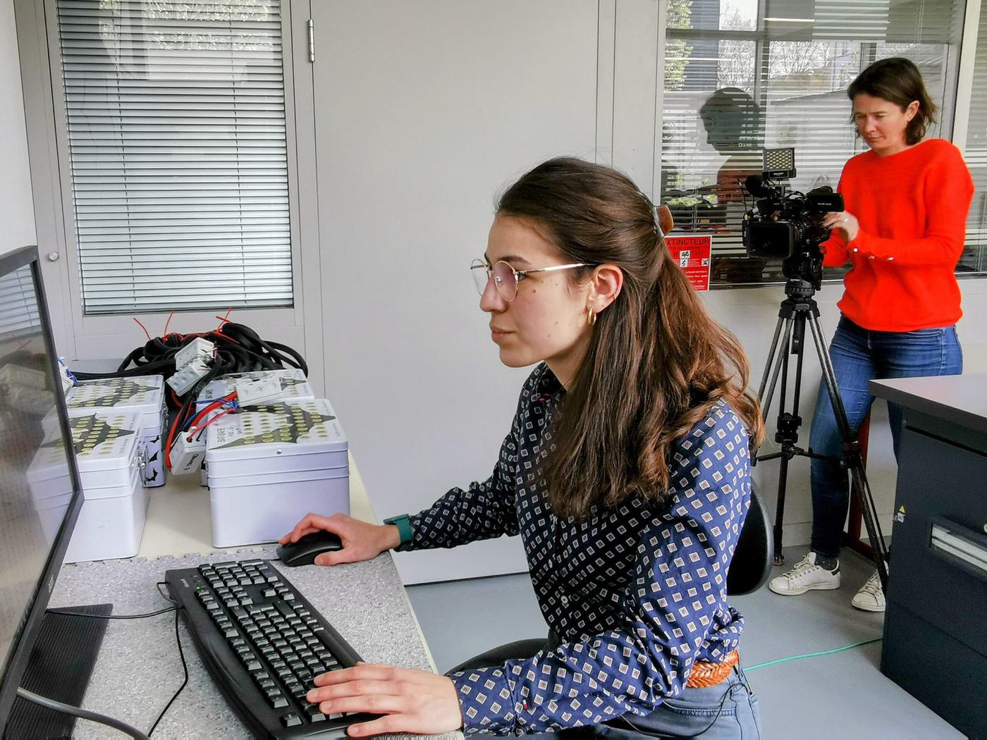 France 3 Grand Est filming the VEHICLE project